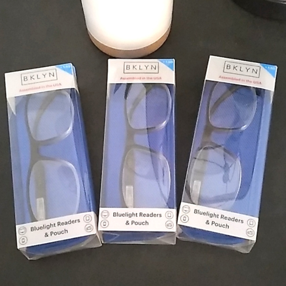 Set of 3 +1.50 Bluelight Readers.